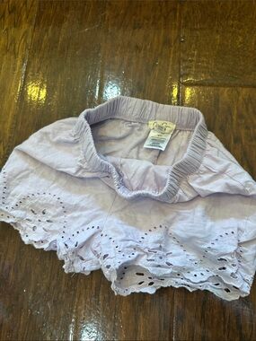 Jessica Simpson Lilac Eyelet Baby Shorts